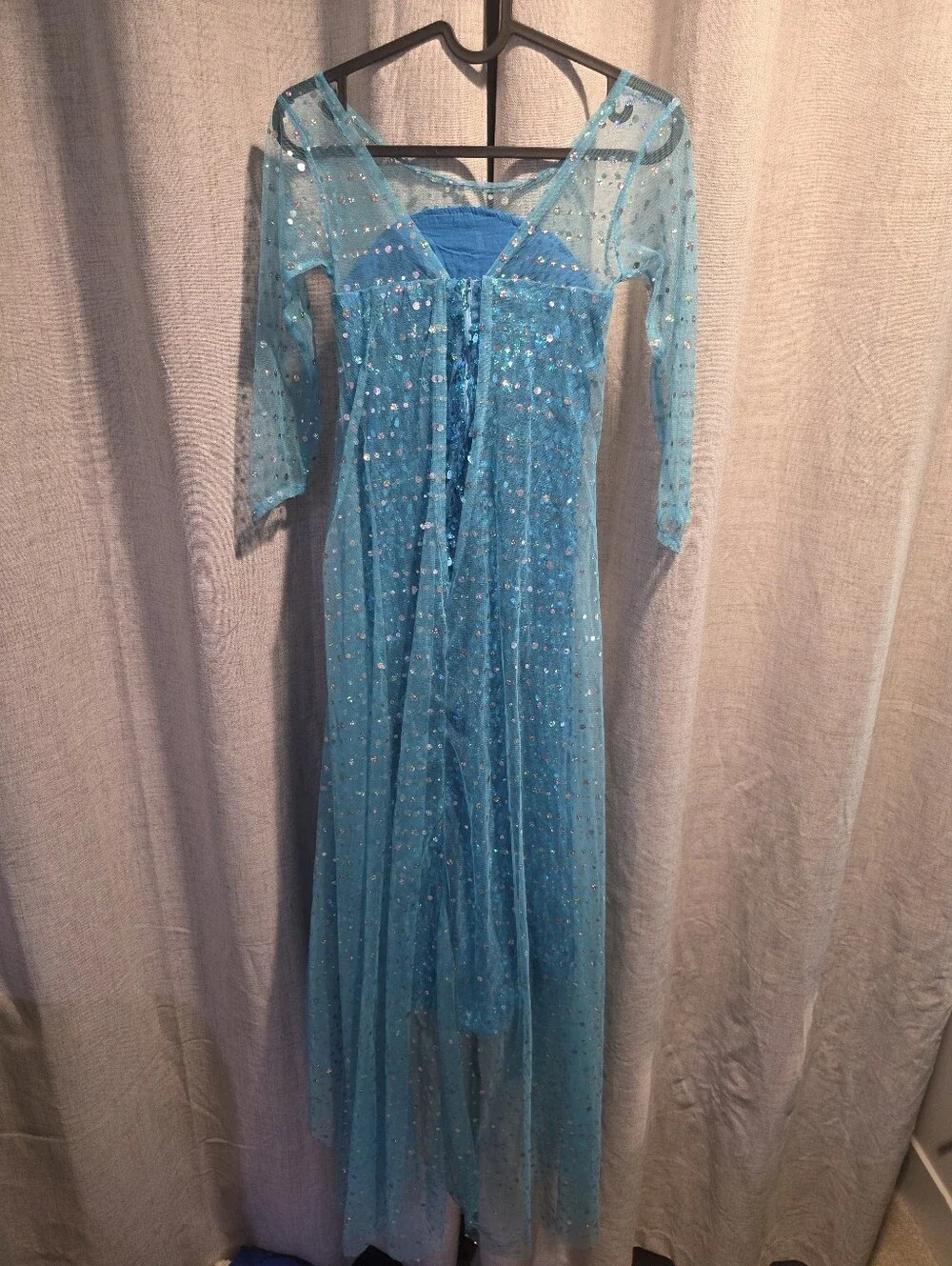 Frozen inspired Girls' Sequin Dress and Cape